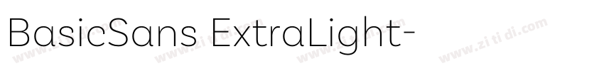 BasicSans ExtraLight字体转换 BasicSans ExtraLight字体转换